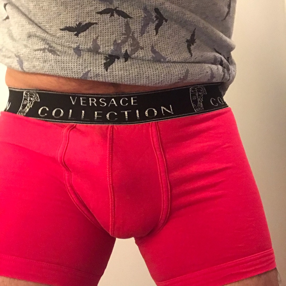 Versace men’s boxer brief.